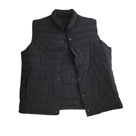 Zara Women's black quilted vest Size M - Picture 4 of 9